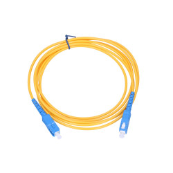 Extralink SC/UPC-SC/UPC | Patchcord | PVC, modo unic , Simplex, G.657A1, 3mm, 1m