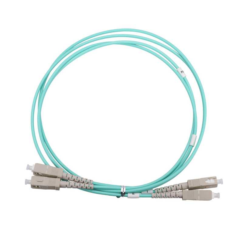 Патч-корд Extralink SC/UPC-SC/UPC, многомодовый, OM3, дуплекс, 3 мм, 2 м - Изображение 2