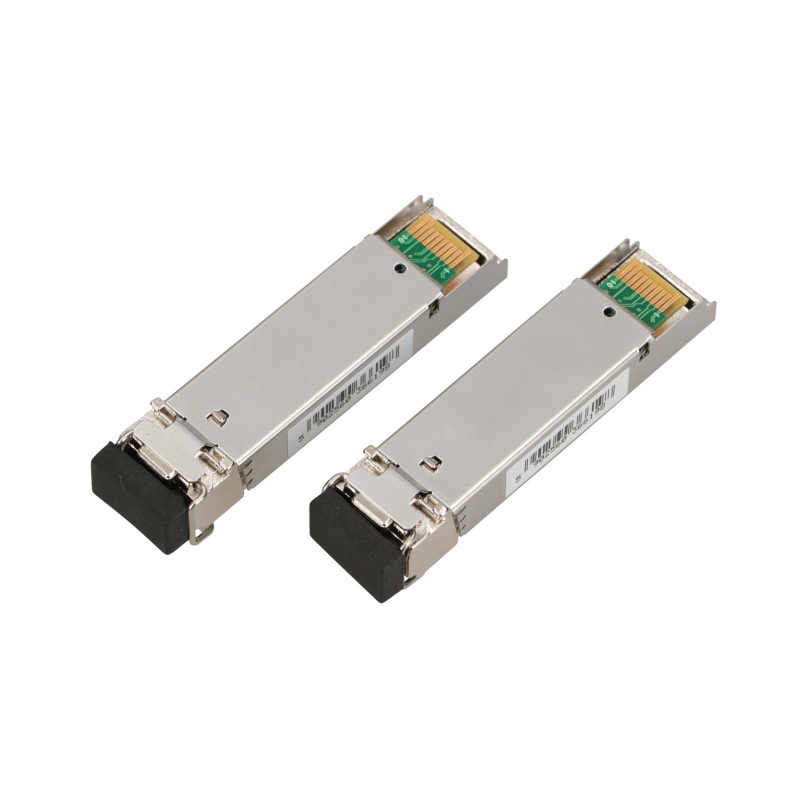 Extralink SFP 1.25G | SFP WDM Módulo | 1,25Gbps, 1310/1550nm, single mode, 3km, LC, DOM, pair