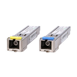 Модуль SFP WDM Extralink SFP 1.25G, 1.25Gbps, 1310/1550nm, одномодовый, 3км, SC, DOM, пара