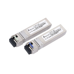 Extralink SFP+ 10G | SFP+ WDM-Modul | 10Gbps 1270/1330nm, Einzelmodus, 20km, LC, DOM, Paar, speziell für HP/ARUBA