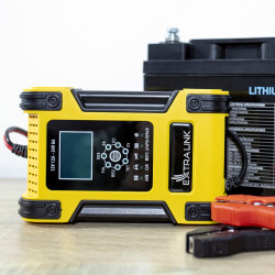 Extralink Shango Smart Battery Charger | Gleichrichter | 100 - 240 VAC, 12 V 12 A, 24 V 6 A