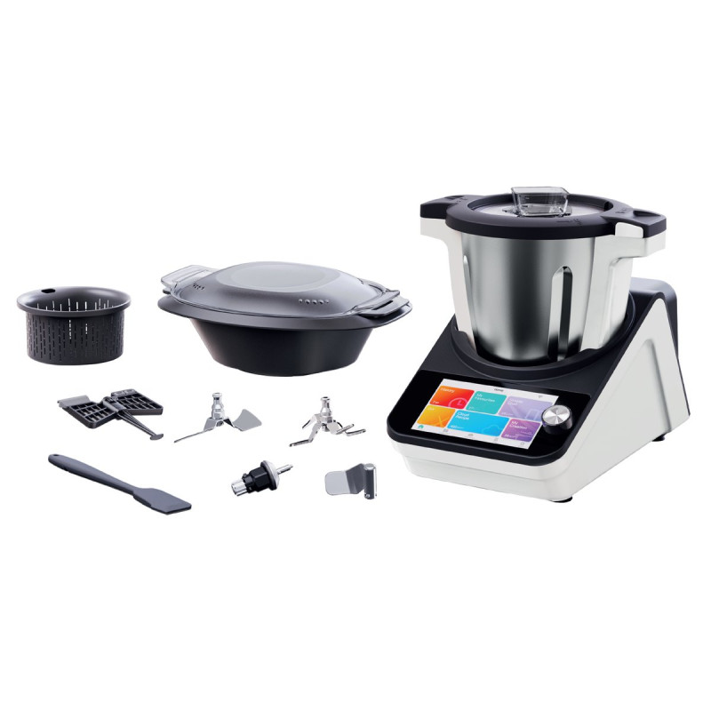 Многофункциональный кухонный робот Extralink Smart Life Cooking Robot ECR-K3501, термомиксер, 1700W, WiFi, Tuya