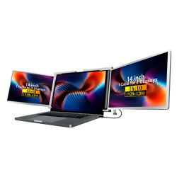 Extralink Smart Life S500 14" | Przenośne monitory do laptopa | 2 monitory, IPS, 1920x1200