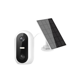 Extralink Smart Life SolarEye | Telecamera per esterni con pannello solare | senza fili, Full HD 1080p, Wi-Fi, batteria da 5200m