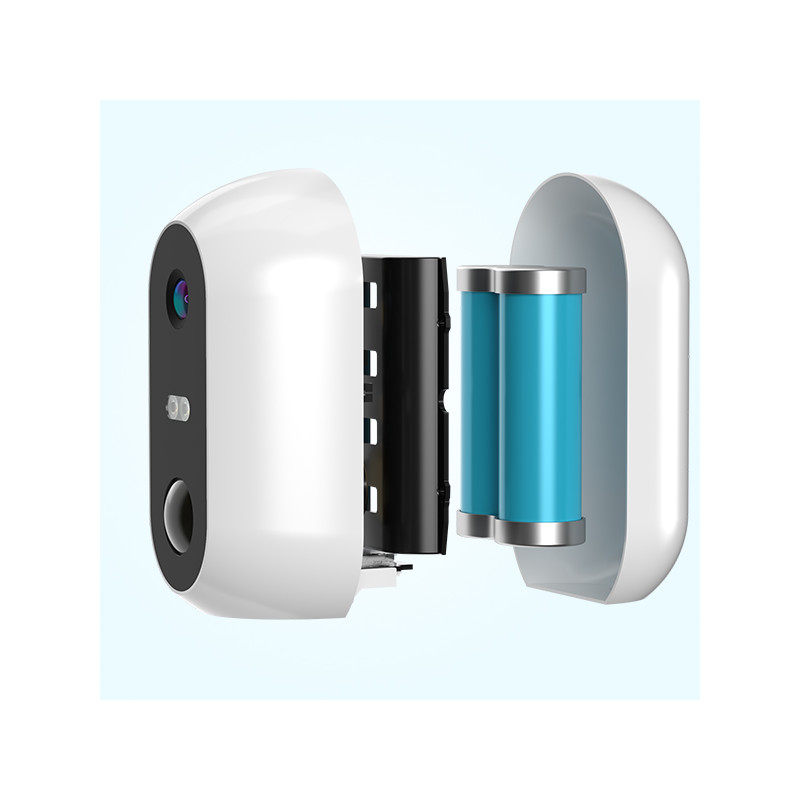 Extralink Smart Life SolarEye | Telecamera per esterni con pannello solare | senza fili, Full HD 1080p, Wi-Fi, batteria da 5200m