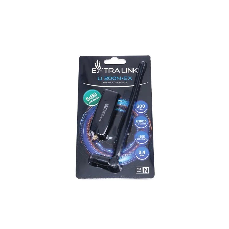 EXTRALINK U300N-EX 300M WIRELESS USB ADAPTER - Immagine 5