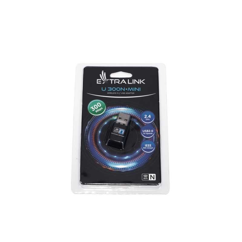 EXTRALINK U300N-MINI 300M WIRELESS USB ADAPTER - Immagine 4