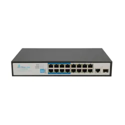 Extralink VIRTUS VER.2 | Switch PoE | 16x 100Mb/s...