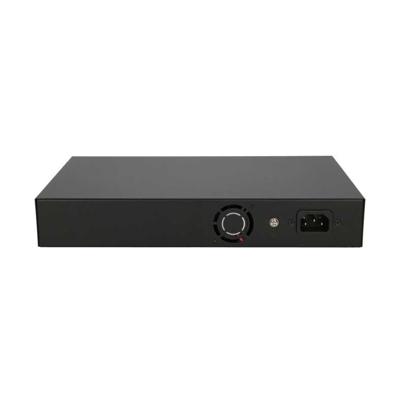 Extralink VIRTUS VER.2 | Switch PoE | 16x 100Mb/s PoE/PoE+, 1x Gigabit Combo (SFP/RJ45), 150W - Obrázek 2