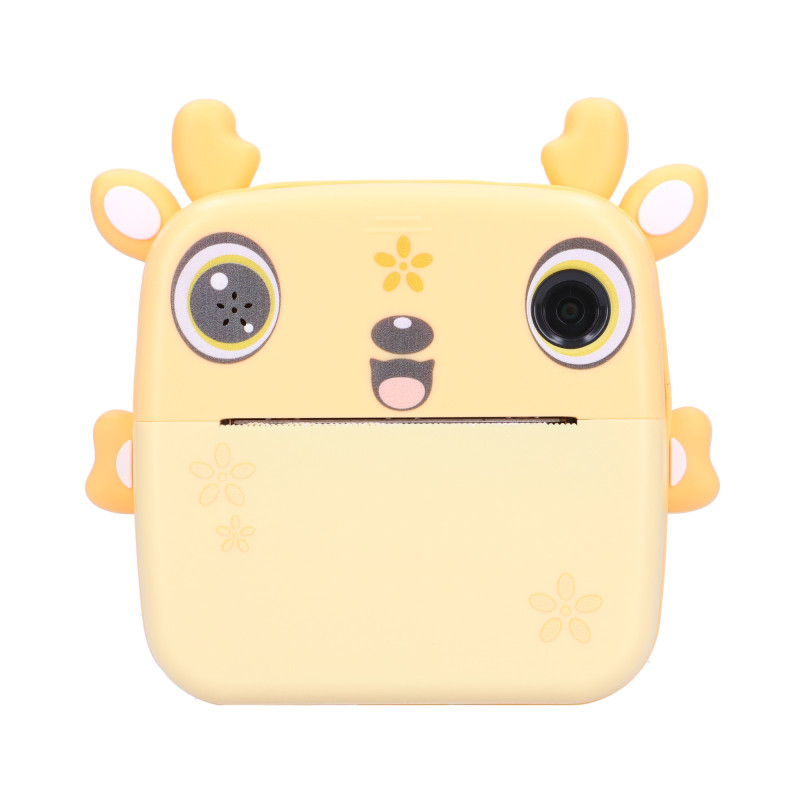 Термопринтер EPP-006 Желтый + Набор из 3 рулонов Термо бумаги Extralink