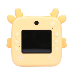 Термопринтер EPP-006 Желтый + Набор из 3 рулонов Термо бумаги Extralink