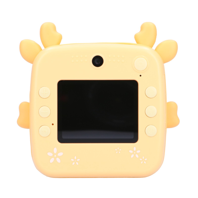 Термопринтер EPP-006 Желтый + Набор из 3 рулонов Термо бумаги Extralink