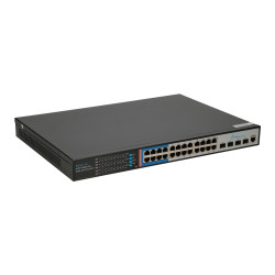Extralink ZEUS V2 | PoE Switch | 24x Gigabit PoE/PoE+, 4x 10G SFP+, 1x Puerto de consol, 440W, L2/L3, Gestionable - Imagen 6