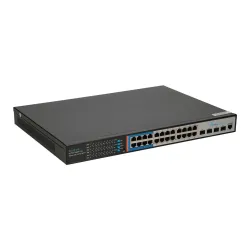 Extralink ZEUS V2 | Switch PoE | 24x Gigabit PoE/PoE+, 4x 10G SFP+, 1x Porta de console , 440W, L2/L3, Gerenciado - Imagem 6
