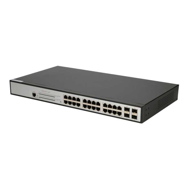 Extralink ZEUS | Switch PoE | 24x Gigabit PoE/PoE+, 4x SFP, 1x porta console, 400W, gestito - Immagine 5