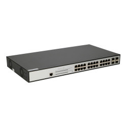 Extralink ZEUS | Switch PoE | 24x Gigabit PoE/PoE+, 4x SFP, 1x porta console, 400W, gestito - Immagine 6
