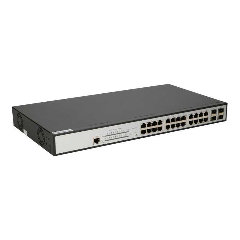 Extralink ZEUS | PoE Switch | 24x Gigabit PoE/PoE+, 4x SFP, 1x Console Port, 400W, Managed - Image 6