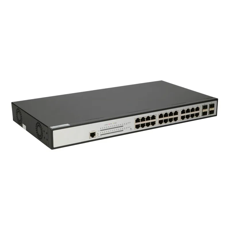 Extralink ZEUS | Schalter PoE | 24x Gigabit PoE/PoE+, 4x SFP, 1x Konsolenanschluss, 400W, verwaltet - Bild 6