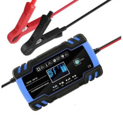 EXTRALINK AUTOMATYCZNY PROSTOWNIK DO AKUMULATORA 12/24V 8A NIEBIESKI