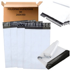 Extralink Beyaz Kargo Poşetleri, B4 Boyut 260x350 mm, 50 Adet