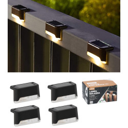 Set of 4 Extralink Solar Lights, 8 x 4.5 x 4.5 cm Linus Warm White LED