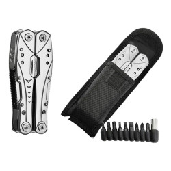 Extralink | Multitool | kapesní nůž, 23v1, s pouzdrem, stříbrný