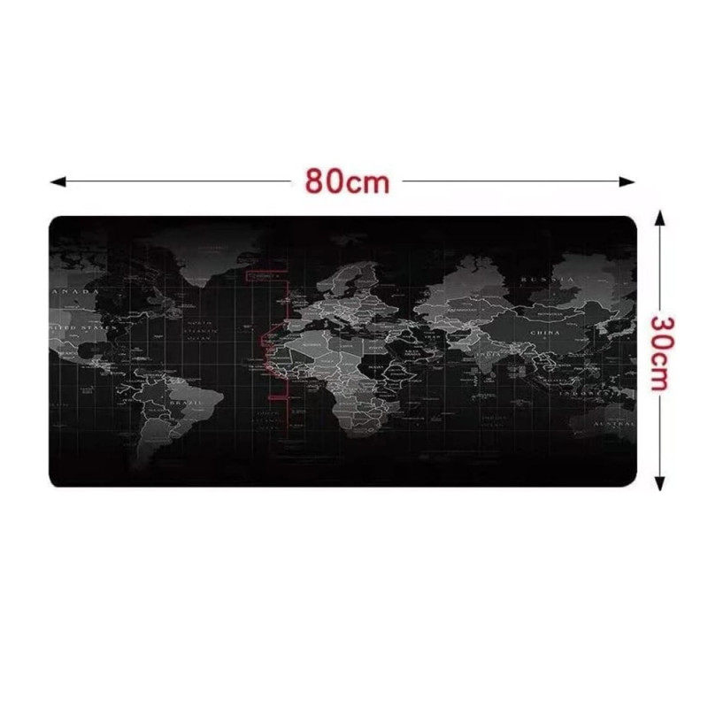 Extralink Large Dark World Map Gaming Desk Mouse and Keyboard Pad 30x80-1073