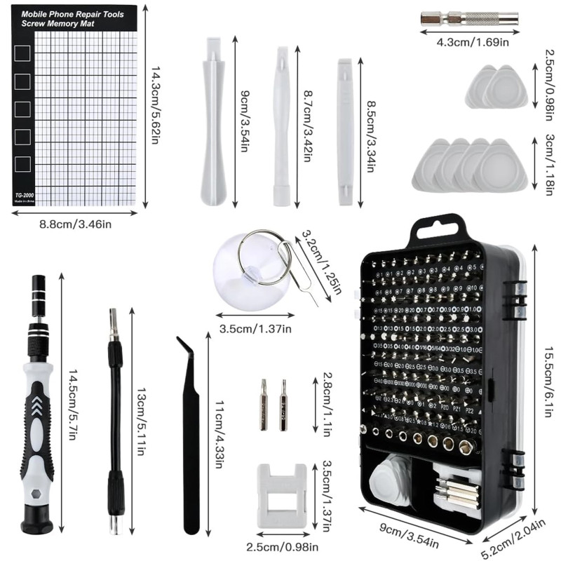 Extralink Hassas Tornavida Seti, Torx Tornavidalar 120'si 1'de