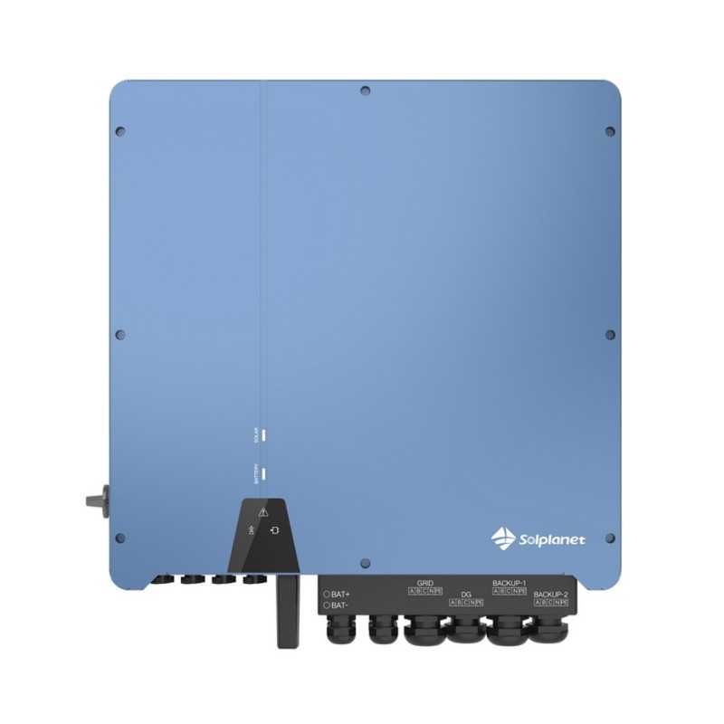 Inverter Ibrido Solplanet // ASW08kH-T1, trifase, 8kW, 2 MPPT, interruttore DC, comunicazione WLAN e RS485, compatibile con batt - Immagine 2