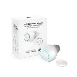 Fibaro The Heat Controller Pack | Controlador de temperatura | intervalo 0-40 graus C, precisao 0,5 graus C.