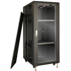 Getfort 27U 600x1000 | Armário de rack | em pé, 2 prateleiras, 4 ventiladores