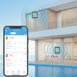 Govee H5075 | Termômetro e higrômetro | Bluetooth, exibiçao - Imagem 3