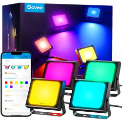 Светильники LED Govee H7060, RGBICWW, IP65, Bluetooth, Wi-Fi