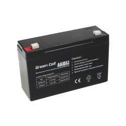 Green Cell AGM 6V 12Ah | Batterie | Wartungsfrei