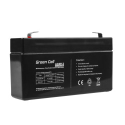Батарея Green Cell AGM13 6V 1.3Ah Без обслуживания