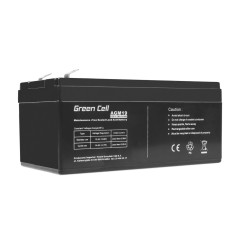 Green Cell AGM 12V 3.3Ah | Batería | de libre mantenimiento