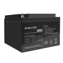 Green Cell AGM 12V 26Ah | Baterie | bezúdržbová