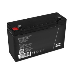 Green Cell AGM34 6V 14Ah | Batería | de libre mantenimiento