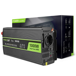 Green Cell INV08 | Przetwornica napięcia | samochodowa 12V, 1000W