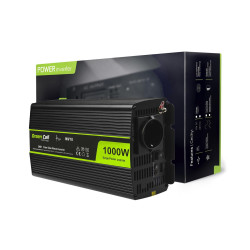 Green Cell INV18 | Convertitore di tensione | 24V, 1000W, onda sinusoidale pura