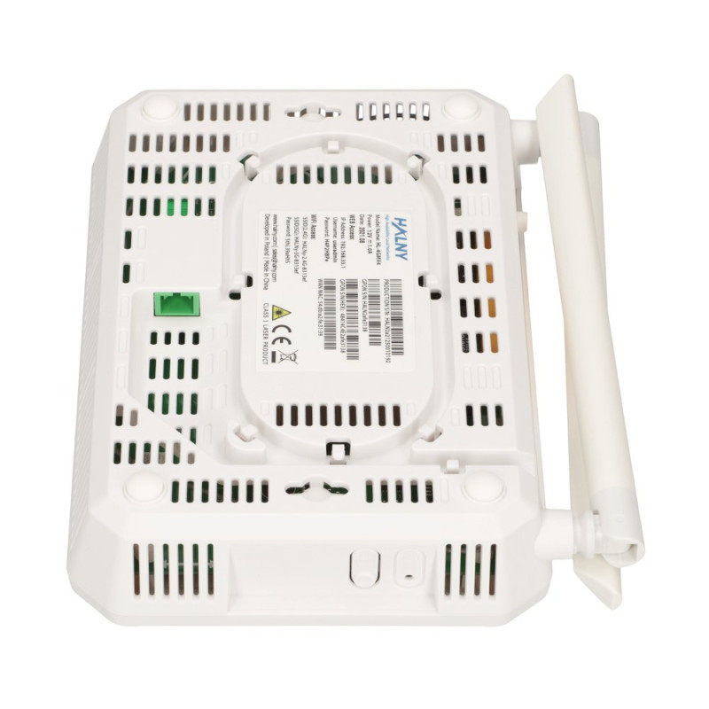 ONT HALNy HL-4GMV4, GPON ONT B+ SC/APC, AC Wave2, Dvoupásmový 2x2 MIMO, 4x RJ45 1000Mb/s, 1x RJ11
