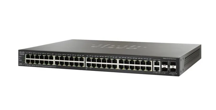 CISCO SF500-48P-K9-G5 48-PORT 10/100 POE STACKABLE MANAGED SWITCH