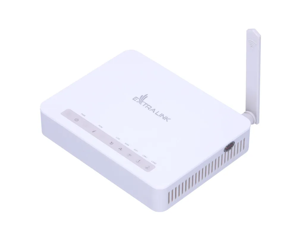 Extralink GPON 1GE/1FE WiFi | ONT | 2,4GHz, 1x GPON, 1x RJ45 1000Mb/s, 1x RJ45 100Mb/s Standard PONGPON