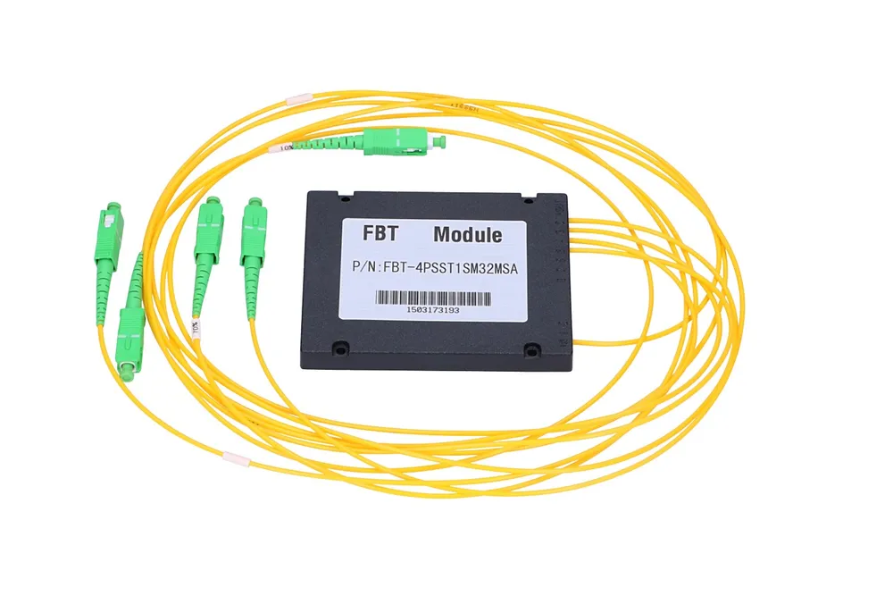 Extralink 1:4 FBT SC/APC | Splitter | 70:10:10:10, 2,0mm, 1m Długość1m