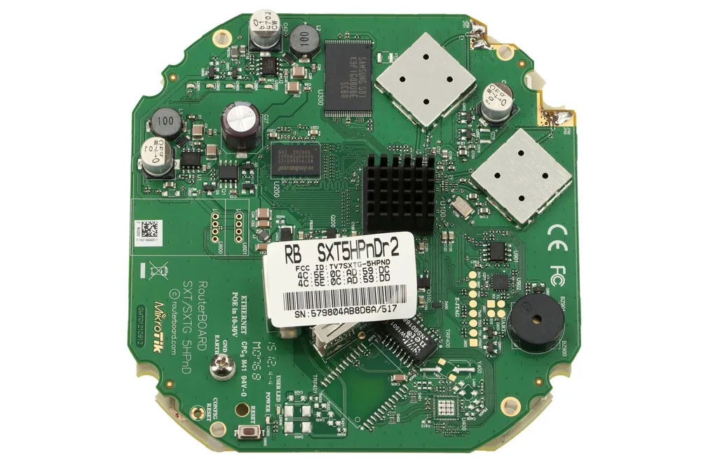 MikroTik SXT 5 | CPE | RBSXT5HPnDR2, 5GHz, 1x RJ45 100Mb/s, 1x USB Standard sieci LANFast Ethernet 10/100Mb/s
