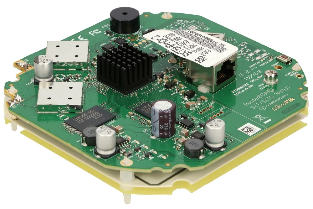 MikroTik SXT 5 | CPE | RBSXT5HPnDR2, 5GHz, 1x RJ45 100Mb/s, 1x USB Pamięć RAM64MB