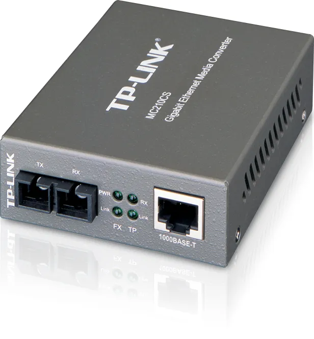 TP-Link MC210CS | Convertidor de medios | 1x SC/UPC, 1x RJ45 1000Mb/s, 1310nm, Single modo Dystans transmisji4-20km