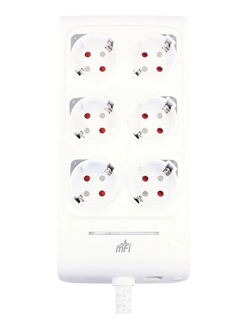 Ubiquiti MPOWER-PRO | Franja de tensión | 6x enchufe de corriente Napięcie wyjścioweNie dotyczy
