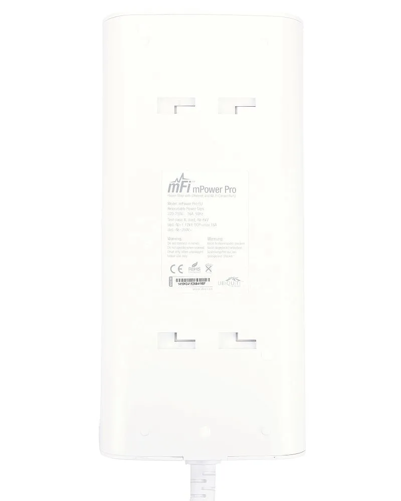 Ubiquiti MPOWER-PRO | Franja de tensión | 6x enchufe de corriente 1